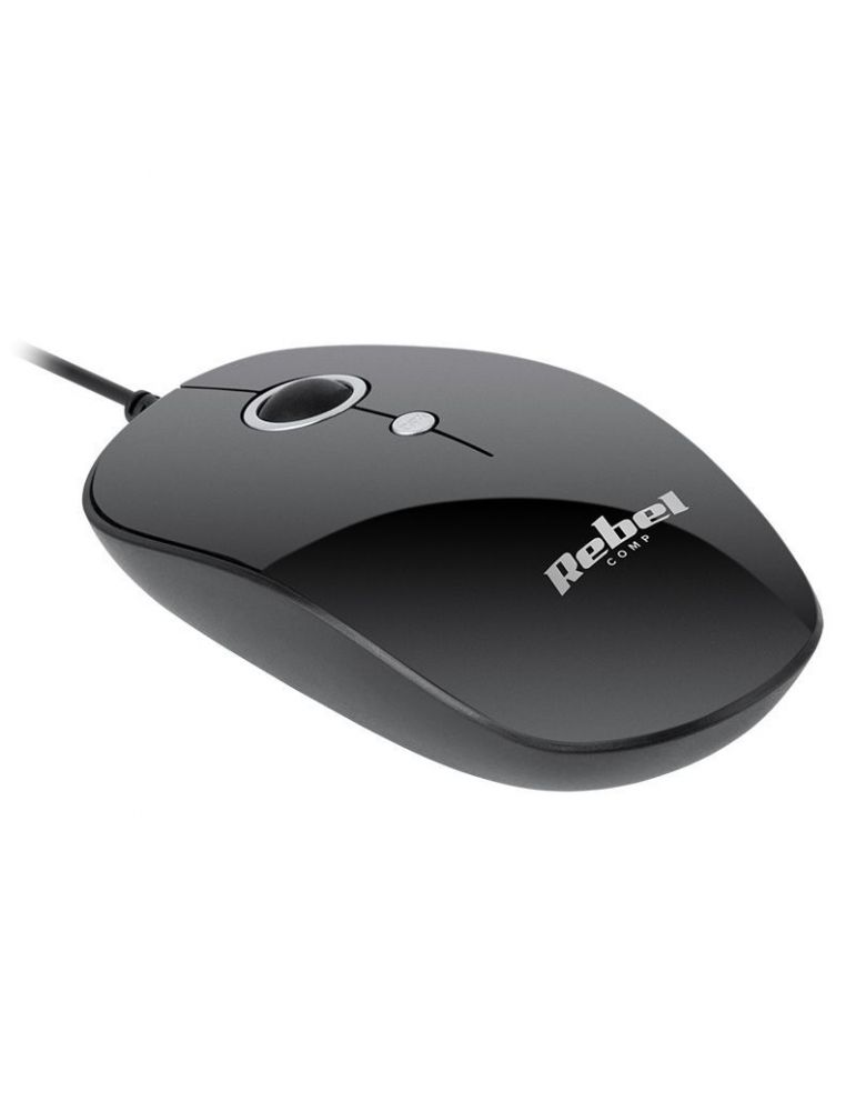 Mouse optic Rebel, usb, negru