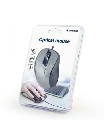 Mouse optic 1600dpi usb gembird Gembird - 1