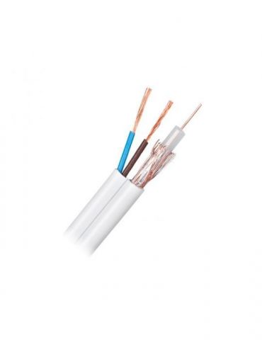 Cablu coaxial 75 cu+cu+2x0.5mm 300m  - 1