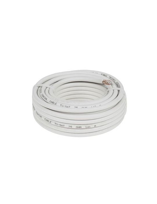Cablu coaxial rg 6u cu rola 8m  - 1