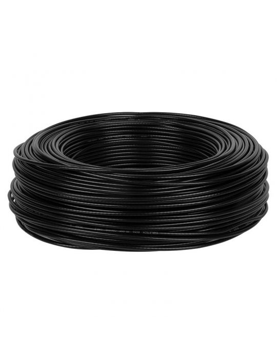 Cablu coaxial rg59u negru 200m Cabletech - 1