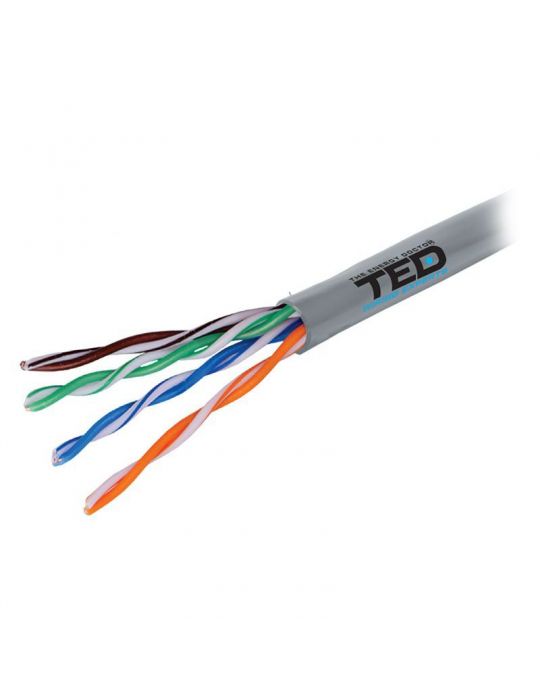 Cablu utp cat 5 cupru 0.5mm 305m ted electric TED Electric - 1