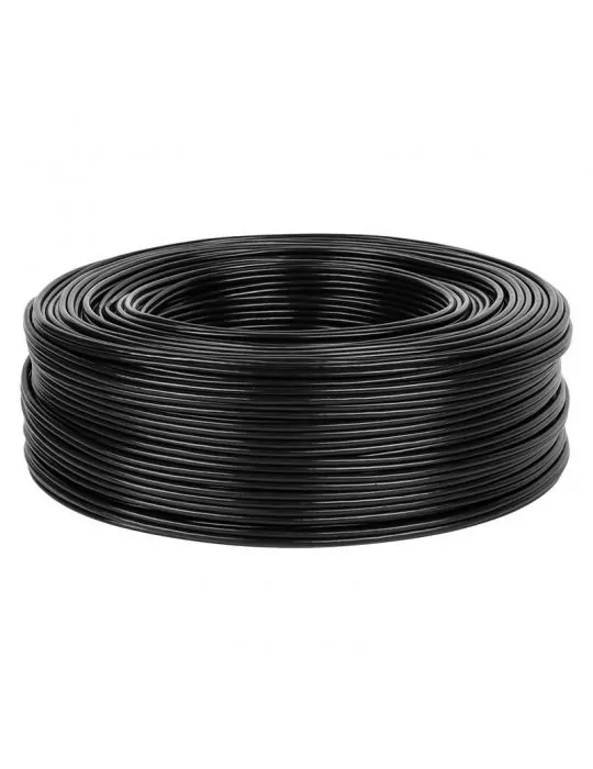 Cablu 2rca 4mm negru rola  - 1