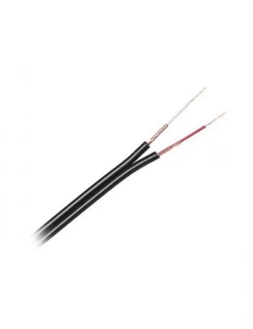Cablu 2rca 4mm negru rola  - 1