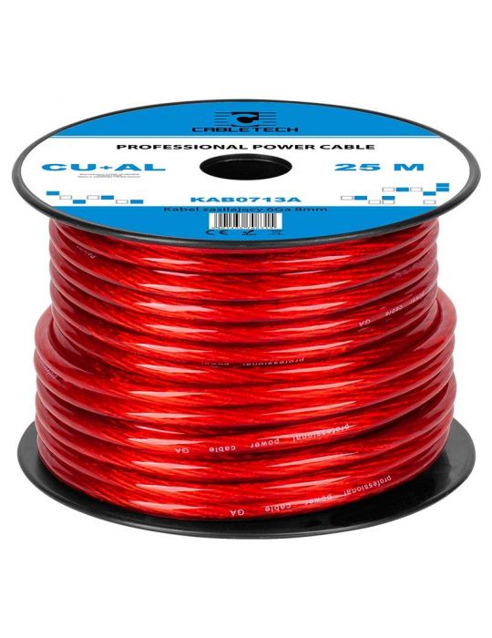 Cablu putere cu-al 6ga (7.8mm/13.29mm2) 25m r Cabletech - 1