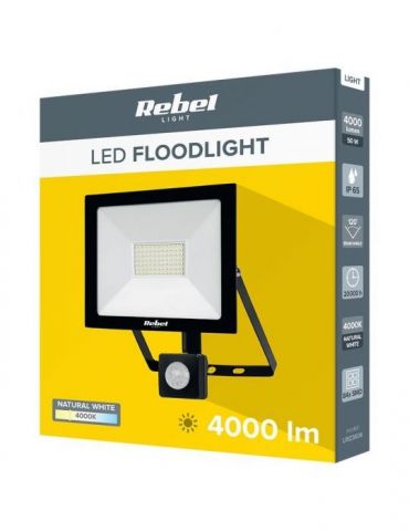 Reflector led 50w cu senzor 4000k rebel Rebel - 1