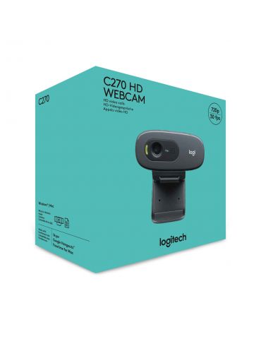 Logitech C270 HD camere web 3 MP 1280 x 720 Pixel USB 2.0 Negru Logitech - 7
