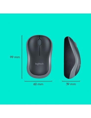 Logitech Wireless Combo MK270 tastaturi RF fără fir QWERTY Englez Mouse inclus Negru, Argint Logitech - 8