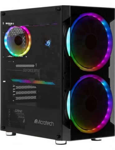 Desktop PC MicroTech Gaming LudiX,Intel Core i5-12400F,Alder Lake,16GB RAM,512GB SSD,GeForce RTX 3050 8GB,Win 11 Home Microtech 