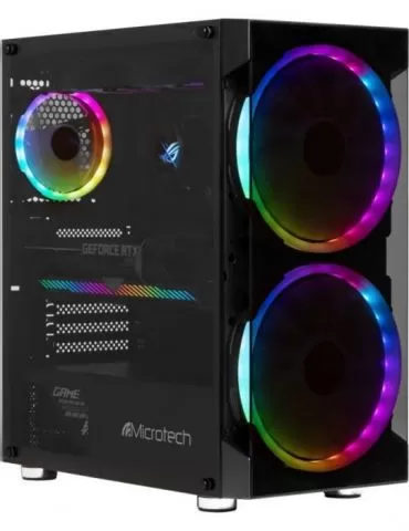Desktop PC MicroTech Gaming LudiX,Intel Core i5-11400F,Rocket Lake,16GB RAM,512GB SSD,GeForce GTX 1650 4GB,Win 11 Home Microtech