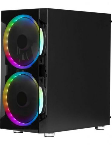 Desktop PC MicroTech Gaming LudiX,Intel Core i5-11400F,Rocket Lake,16GB RAM,512GB SSD,GeForce GTX 1650 4GB,Win 11 Home Microtech