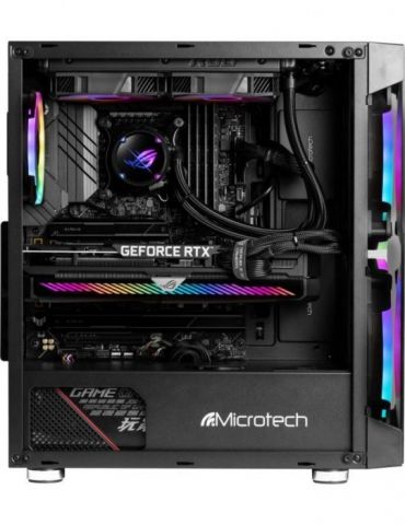 Desktop PC MicroTech Gaming LudiX,Intel Core i5-11400F,Rocket Lake,16GB RAM,512GB SSD,GeForce GTX 1650 4GB,Win 11 Home Microtech