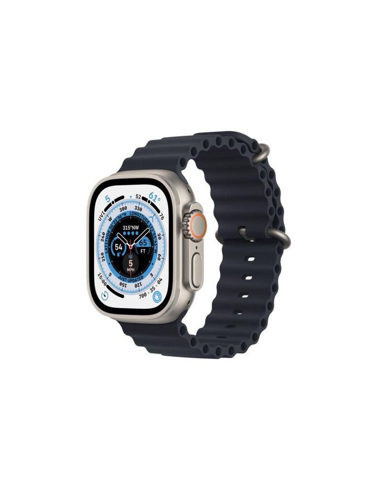 Apple watch ultra cellular 49mm titanium case with midnight ocean