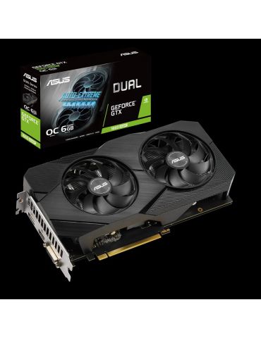 Placa video ASUS nVidia GeForce GTX 1660 SUPER DUAL EVO OC, 6GB, GDDR6, 192bit Asus - 1