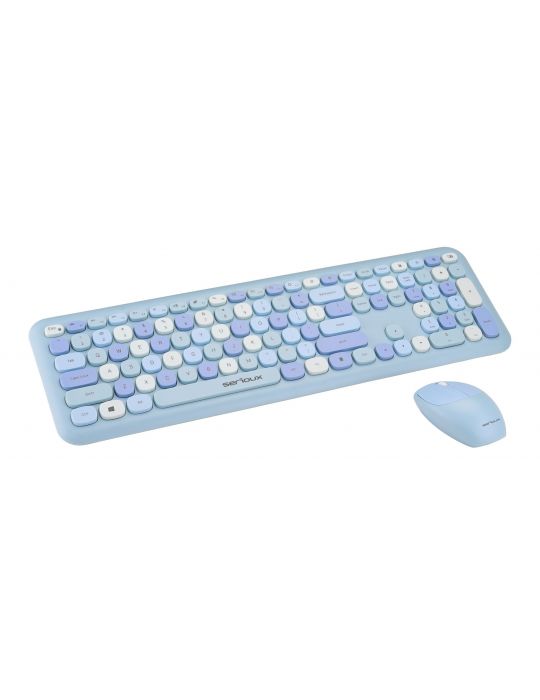 Kit tastatura + mouse serioux colourful 9920bl wireless 2.4ghz us Serioux - 1
