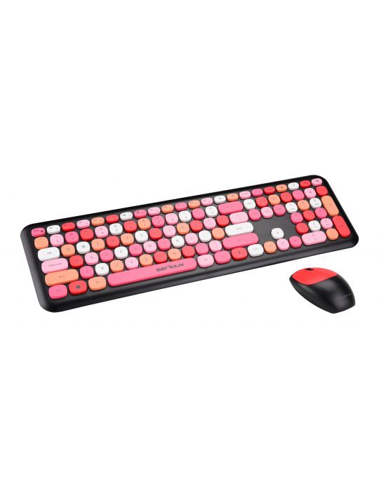 Kit tastatura + mouse serioux colourful 9920rd wireless 2.4ghz us Serioux - 1