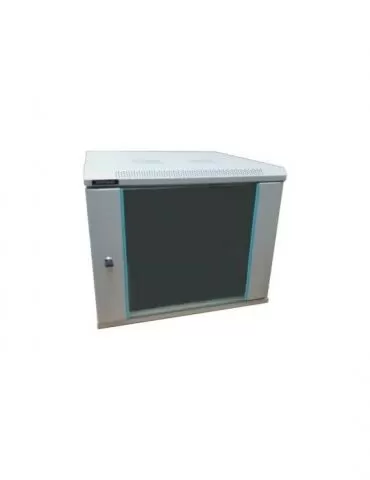 Rack 6u 600x600 montare pe perete usa din sticla panouri laterale detasabile si securizate dezasamblat culoare gri ral 7035 d Da - Tik.ro