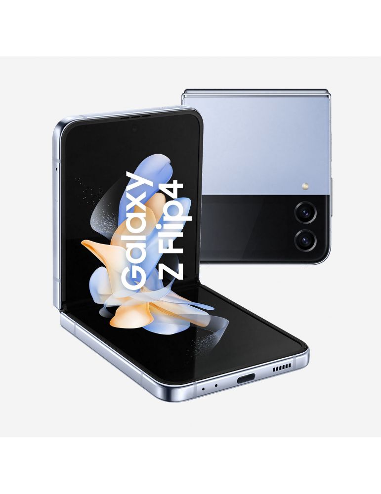 Samsung Galaxy Z Flip4 SM-F721B 17 cm (6.7") Dual SIM Android 12 5G USB tip-C 8 Giga Bites 128 Giga Bites 3700 mAh Albastru