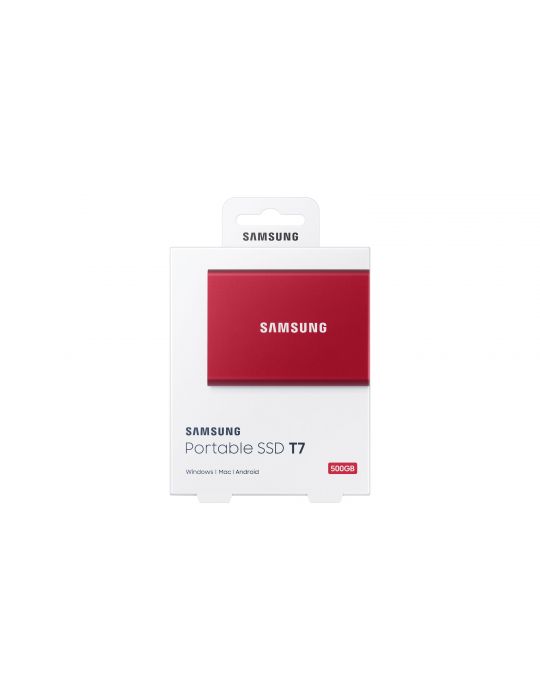 Samsung Portable SSD T7 500 Giga Bites Roşu Samsung - 8
