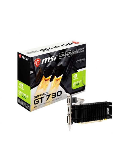 Placa video MSI nVidia GeForce GT 730 Low Profile V1 2GB, GDDR3, 64bit Msi - 1