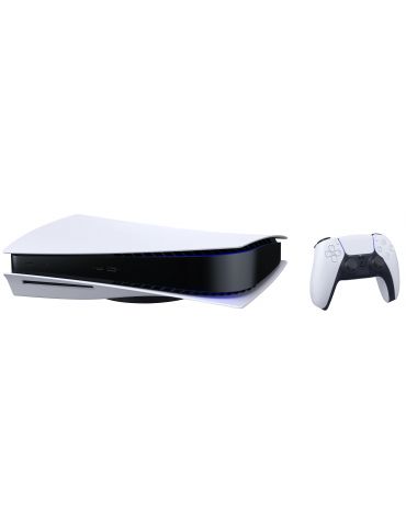 Sony PlayStation 5 + Horizon  Forbidden West 825 Giga Bites Wi-Fi Negru, Alb