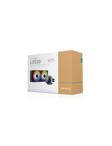 DeepCool LS520 Procesor Răcire lichidă all-in-one 12 cm Negru Deepcool - 9