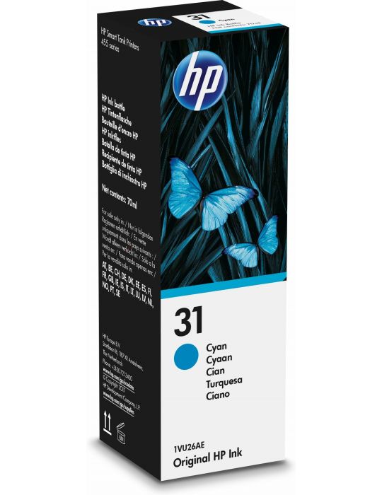 HP 31 70-ml Cyan Original Ink Bottle Hp - 1