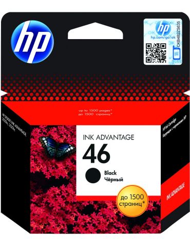 HP 46 Black Original Ink Advantage Cartridge
