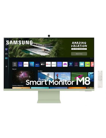 Samsung S32BM80GUU 81,3 cm (32") 3840 x 2160 Pixel 4K Ultra HD Verde, Alb Samsung - 1 - Tik.ro