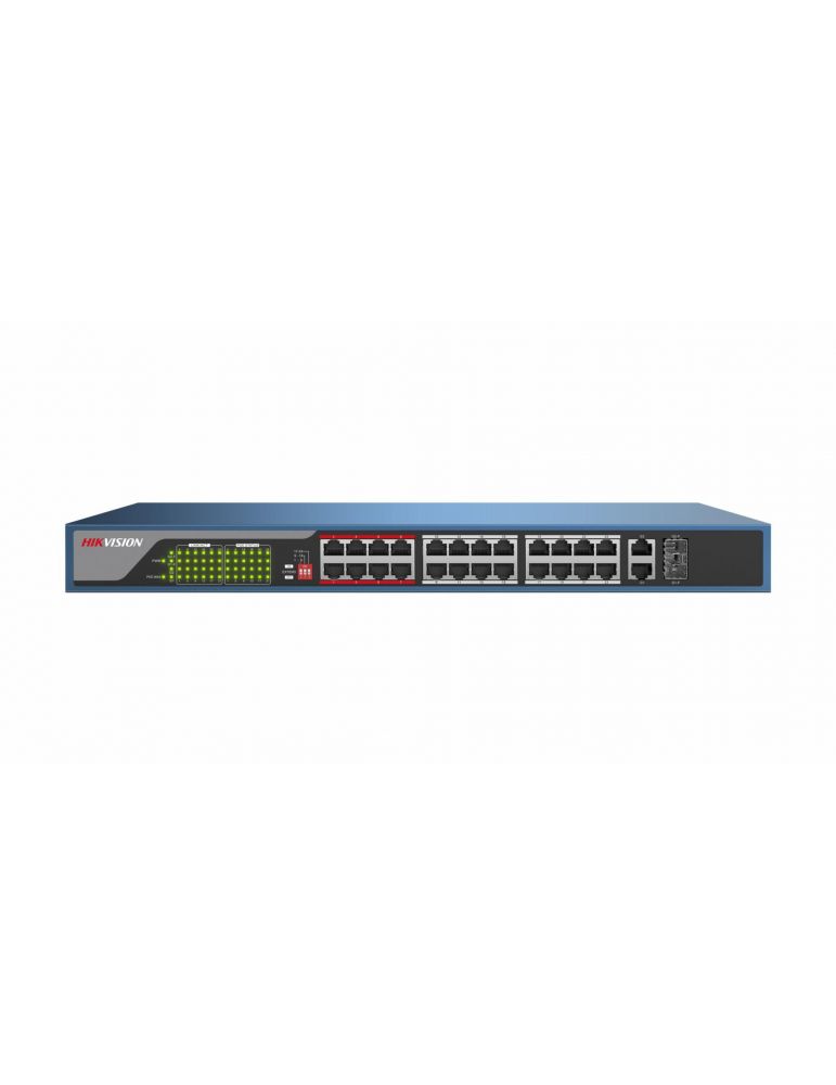 Switch poe 24 porturi hikvision ds-3e0326p-e fara management l2unmanaged 24