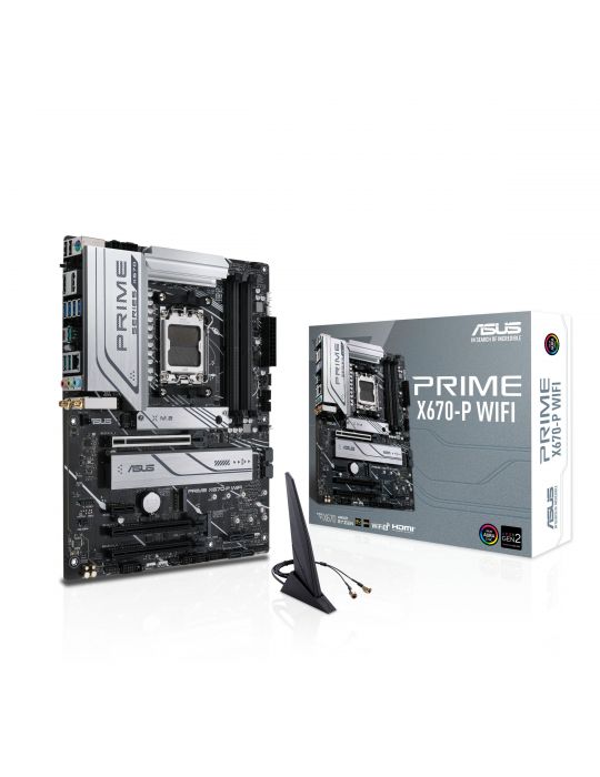 ASUS PRIME X670-P WIFI AMD X670 Socket AM5 ATX Asus - 1