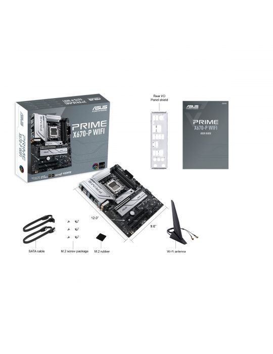 ASUS PRIME X670-P WIFI AMD X670 Socket AM5 ATX Asus - 6