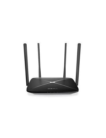 Router mercusys wireless 1200mbps 3 porturi 10/100/1000mbps dual band ac1200 ac12g(include timbru verde 1.75 lei) Mercusys - 1 - Tik.ro