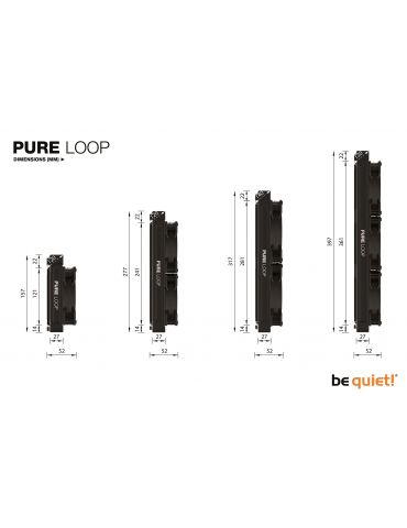 be quiet! PURE LOOP 360mm Procesor Răcire lichidă all-in-one 12 cm Negru 1 buc. Be quiet! - 7