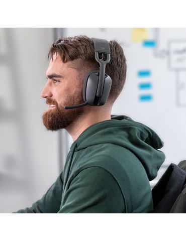 Logitech Zone Vibe 100 Căști Fără fir Bandă de fixare pe cap Apeluri/Muzică Bluetooth Grafit Logitech - 4