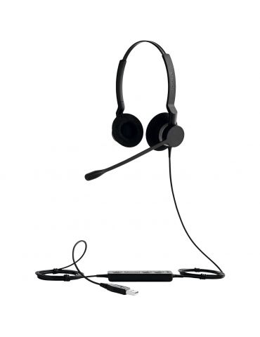 Jabra BIZ 2300 USB Microsoft Lync Duo Căști Prin cablu Bandă de fixare pe cap Birou/Call center USB Tip-A Negru Jabra - 4