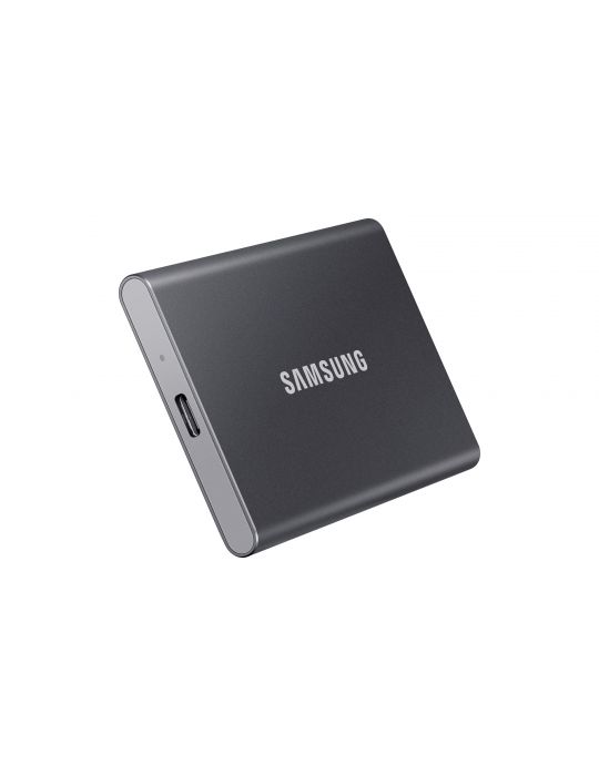 SSD Portabil Samsung T7, 2TB, USB-C 3.2, Titan Grey Samsung - 7