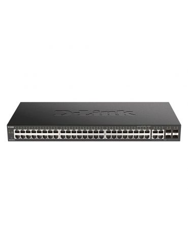 D-Link DGS-2000-52 switch-uri Gestionate L2/L3 Gigabit Ethernet (10/100/1000) 1U Negru D-link - 1 - Tik.ro