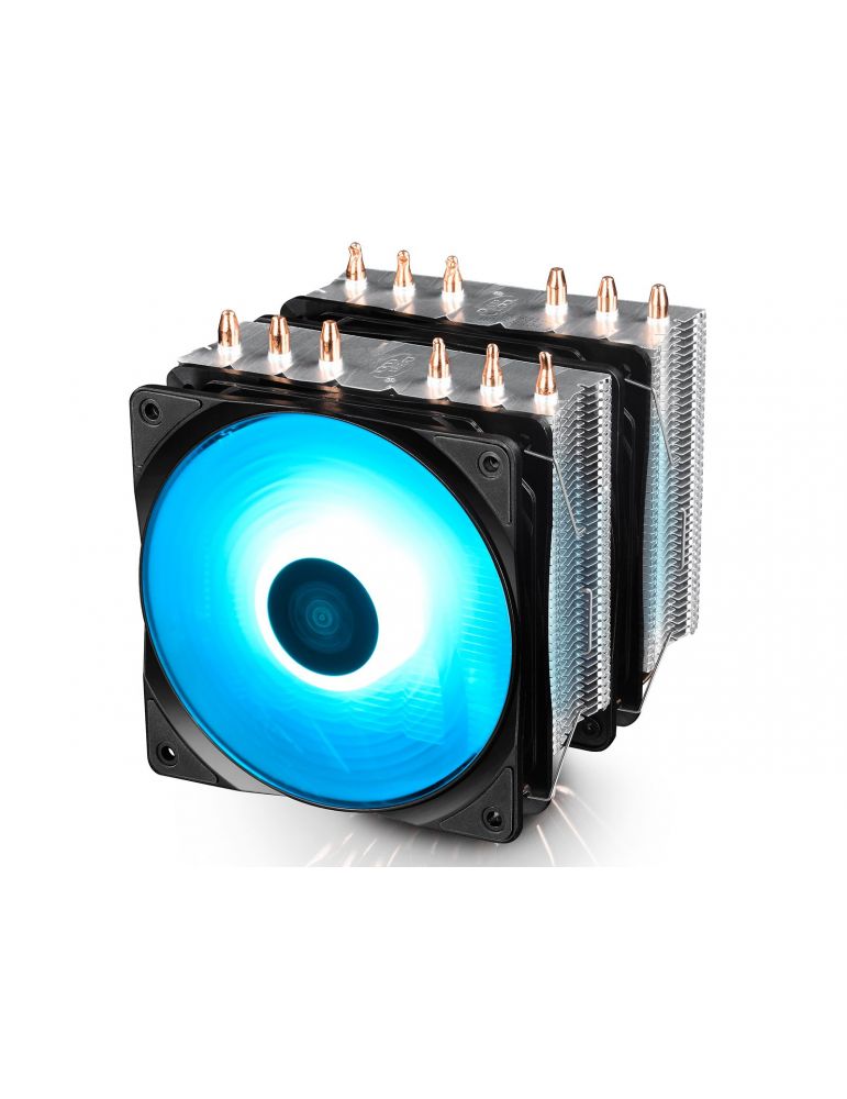 DeepCool Neptwin RGB Procesor Ventilator 12 cm Negru, Argint 1 buc.