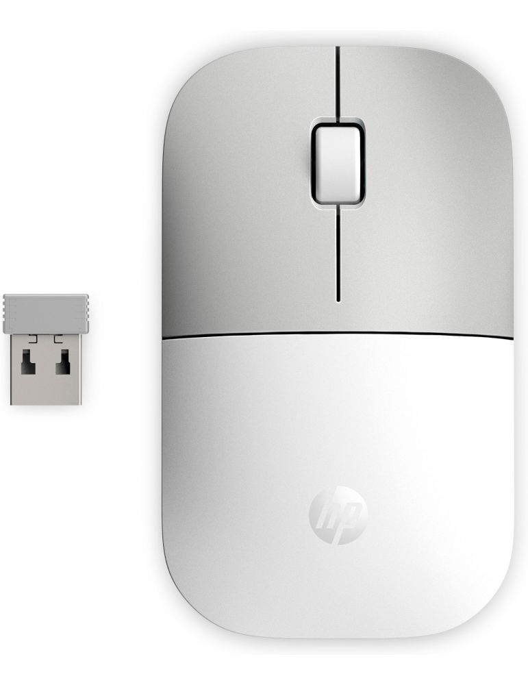 Mice & Trackballs Mouse Optic HP Z3700, USB Wireless, Ceramic White