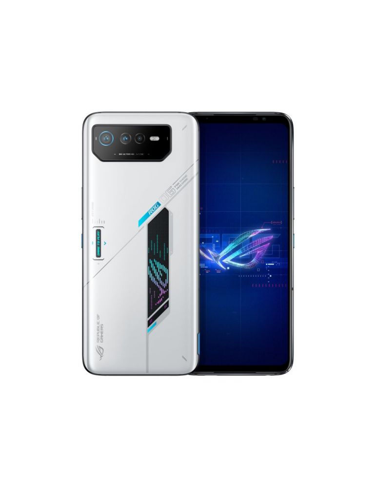Telefon mobil Asus ROG Phone 6, 256GB, 12GB RAM, Dual SIM, 5G, Alb