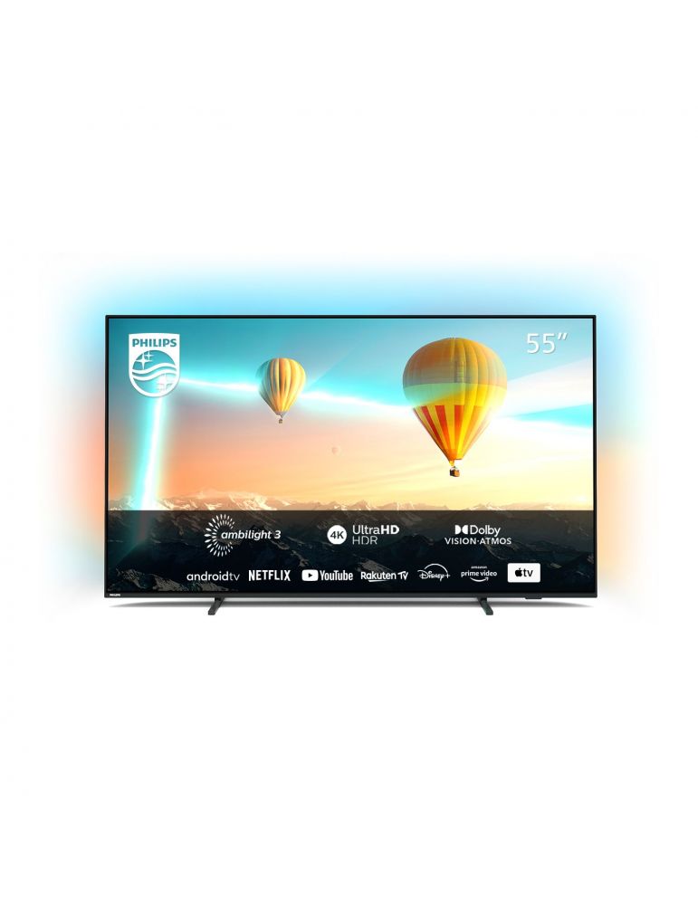 Televizor Philips 55PUS8007/12, LED, 139.7cm, 4K Ultra HD, Smart TV, Wi-Fi, negru