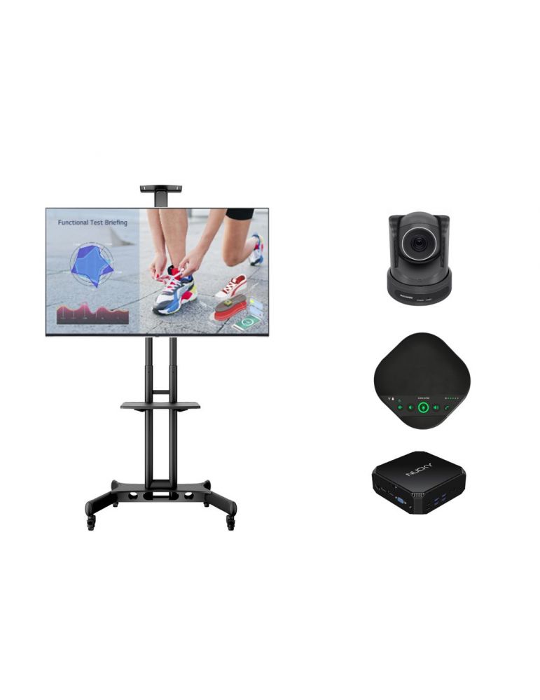 Solutie videoconferinta all in one cu stand mobil si display lg led 65