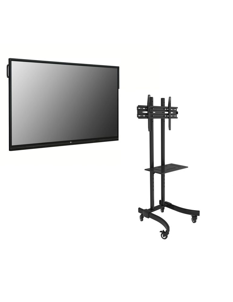 Pachet interactiv cu display lg 55 si stand mobil blackmount diagoanle 30-63 max.40 kg