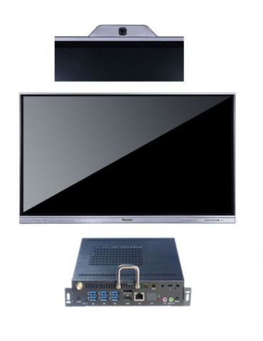 Pachet interactiv cu display donview 65 ops core i5-8300 si camera videoconferinta donview dc-200c-w01 Donview - 1 - Tik.ro