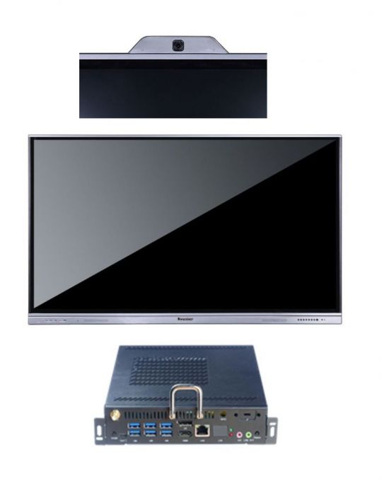 Pachet interactiv cu display donview 65 ops core i5-8300 si camera videoconferinta donview dc-200c-w01 Donview - 1