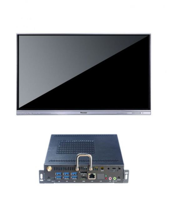 Pachet interactiv cu display donview 65 si ops core i5-8300 4 gb ram/128gb ssd slot-in pc Donview - 1