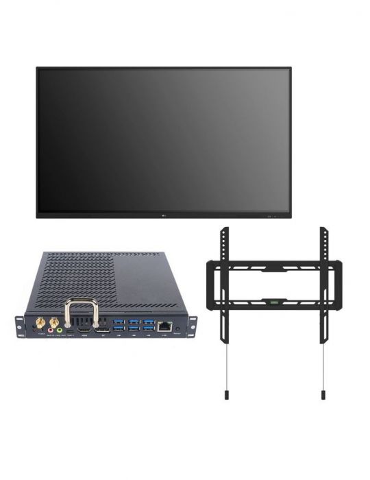 Pachet interactiv cu display lg 65 ops micross intel@11th -i5-1135g7 si suport tv multibrackets 32- 65 max. 50 kg Lg - 1