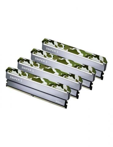 G.Skill SNIPER X Series - Classic Camo - DDR4 - 32 GB: 4 x 8 GB - DIMM 288-pin - unbuffered G.skill - 1
