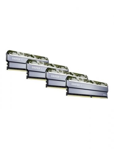G.Skill SNIPER X Series - Classic Camo - DDR4 - 32 GB: 4 x 8 GB - DIMM 288-pin - unbuffered G.skill - 1